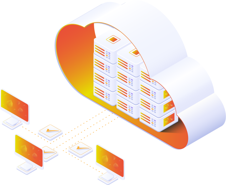 Illustration solutions cloud