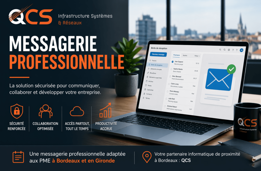 Messagerie professionnelle : un levier clé pour la sécurité et la performance des PME à Bordeaux