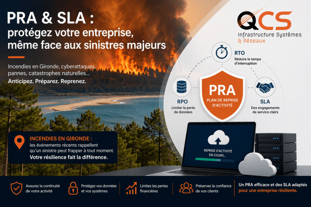 PRA et SLA : les piliers de la résilience informatique des entreprises face aux sinistres majeurs