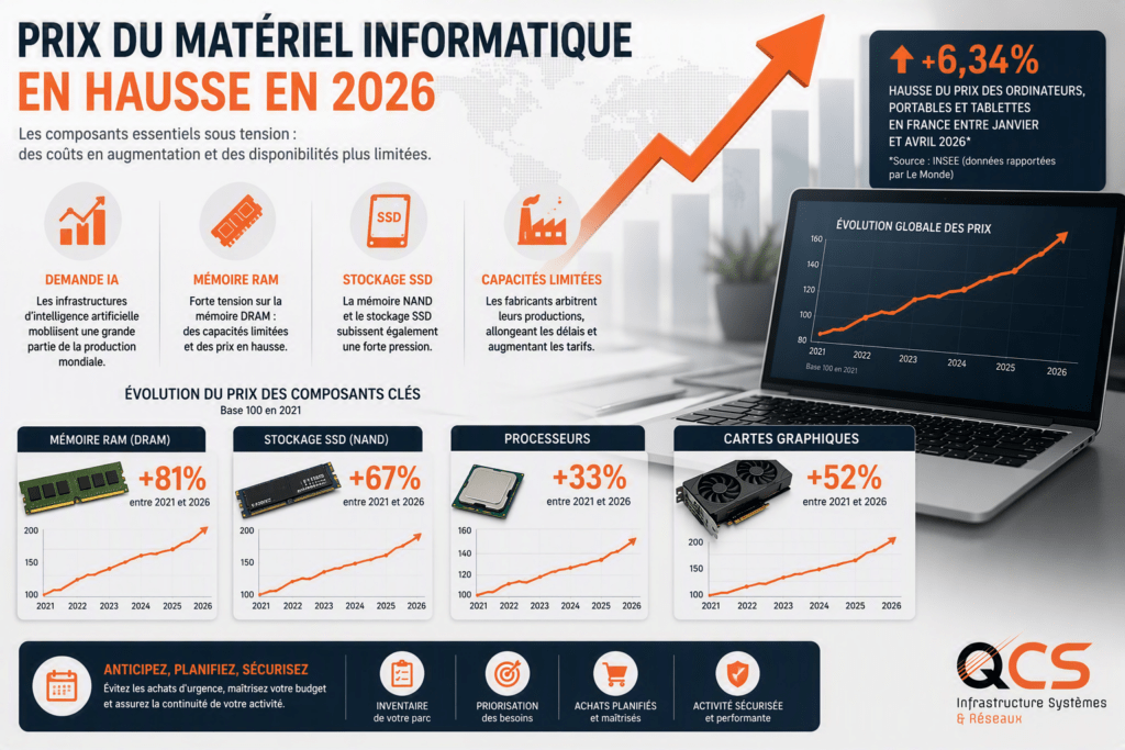 Prix du matériel informatique : faut-il anticiper le renouvellement de son parc ?