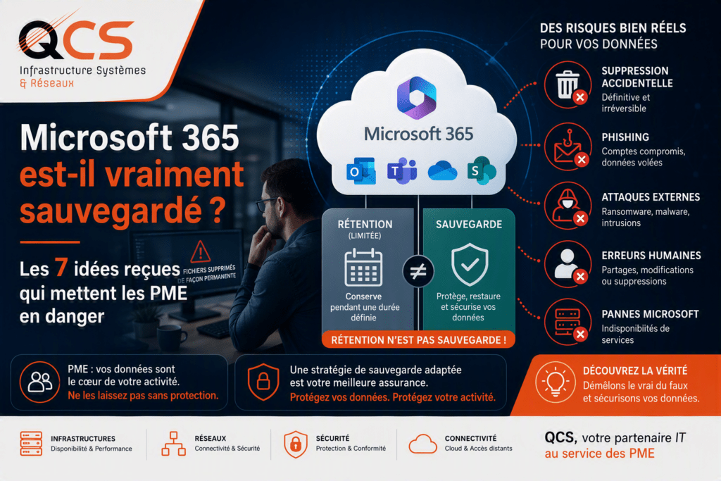Microsoft 365 est-il vraiment sauvegardé ? La vérité que la plupart des PME découvrent trop tard